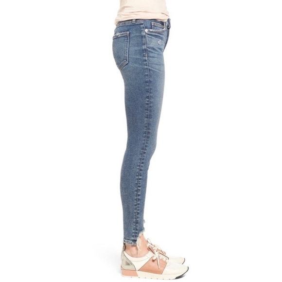 CURRENT ELLIOTT The Stiletto High Waist Ankle Skinny Jeans - Picture 4 of 12